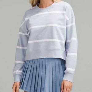 Lululemon Perfectly Oversized Cropped Crew *Stripe